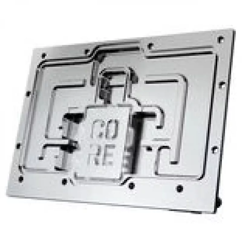 Grafikkarte Alphacool Core RX 9070 XT Taichi Transparent Chrome mit Backplate