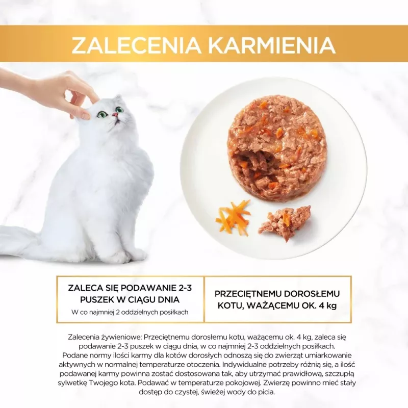 Nassfutterbeutel für Katzen Purina Gourmet Gold Savoury Cake Mix 48×85 g, ausgewachsene Katzen, 74% Feuchtigkeit, 17% Protein