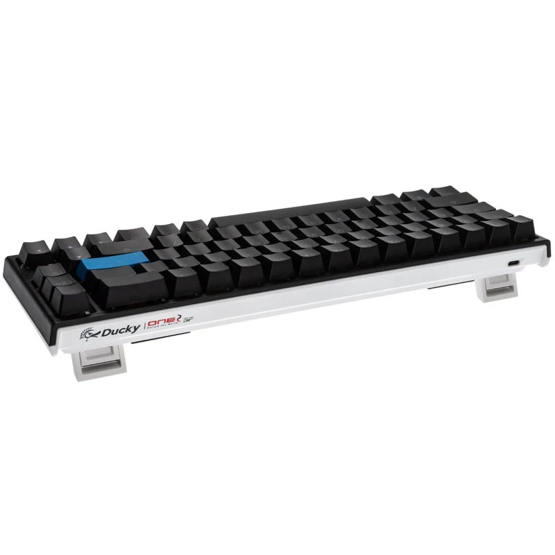 Ducky One 2 SF Gaming-Tastatur, MX-Blue, RGB LED - Schwarz (US)