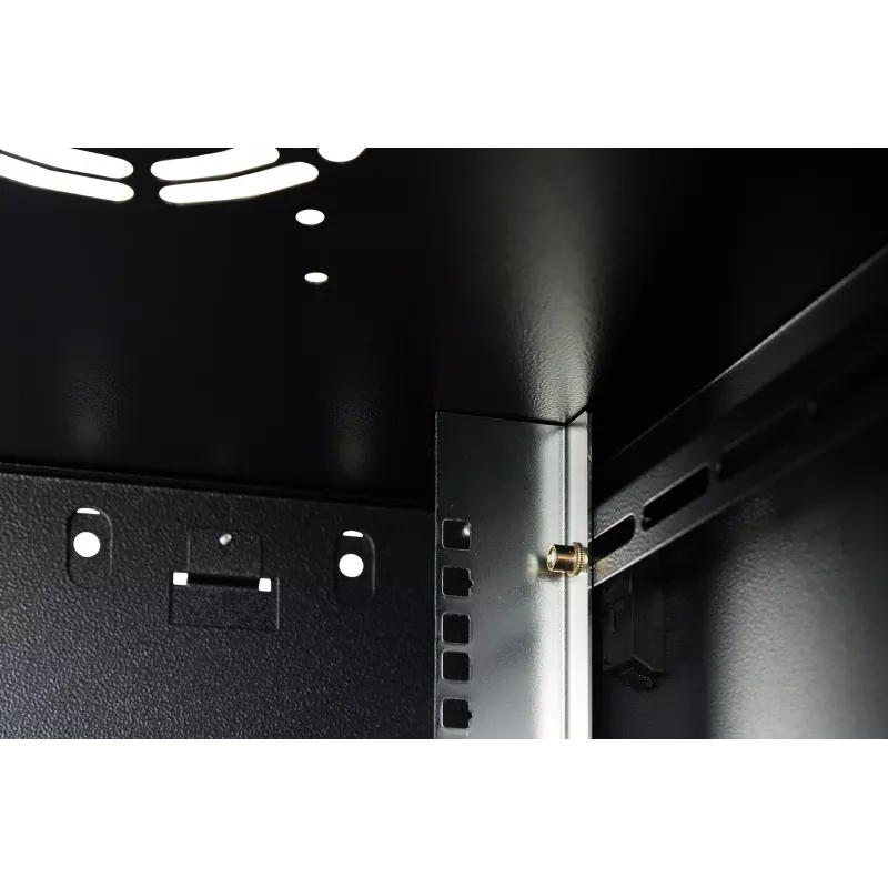 Wandmontage-Netzwerkschrank DIGITUS Dynamic-N 9HE 19 Zoll 600x600 mm, IP20, Schlüsselschloss, unmontiert