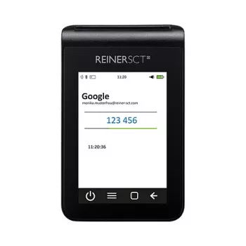 Kartenleser ReinerSCT tanJack deluxe Schwarz TFT, Modell 2708200-000, Gewicht 220 kg