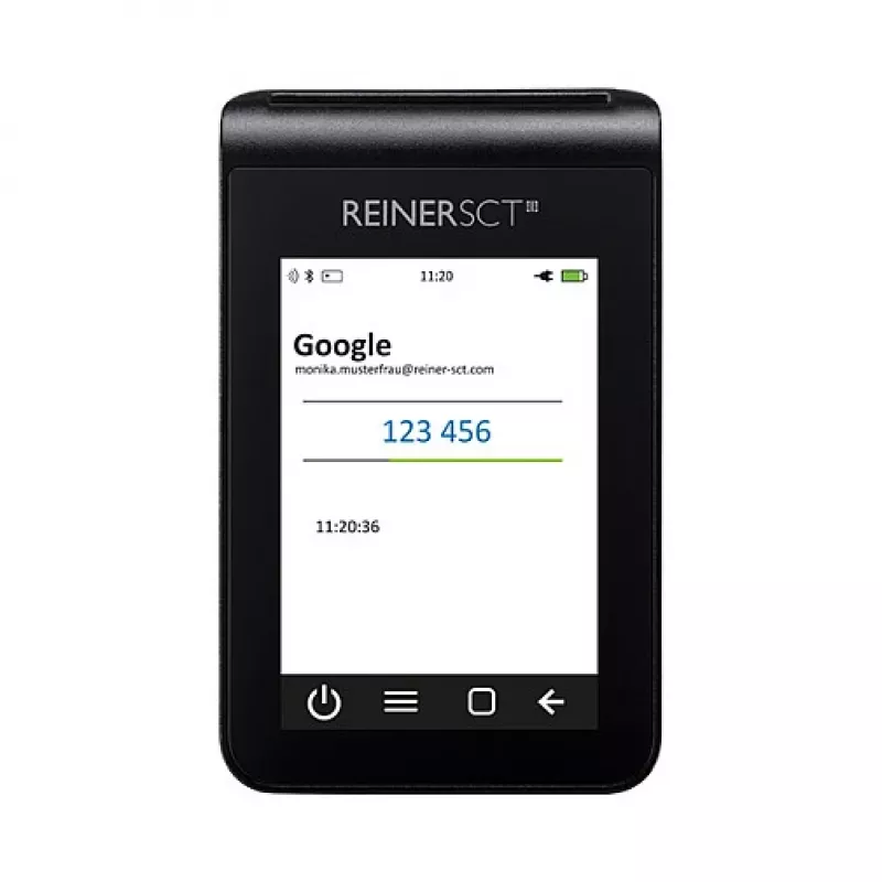 Kartenleser ReinerSCT tanJack deluxe Schwarz TFT, Modell 2708200-000, Gewicht 220 kg