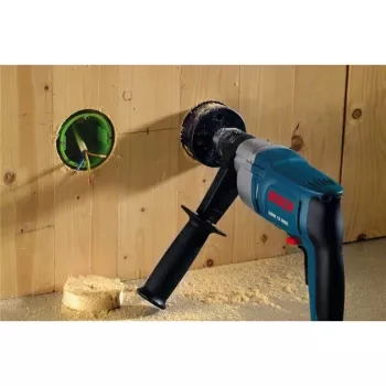 Kabelbohrmaschine Bosch 0 601 049 603 — 550 U/min, 550 W Eingangsleistung, 285 W Ausgangsleistung, 4 cm Holz, 1,3 cm Stahl, 2,1 kg