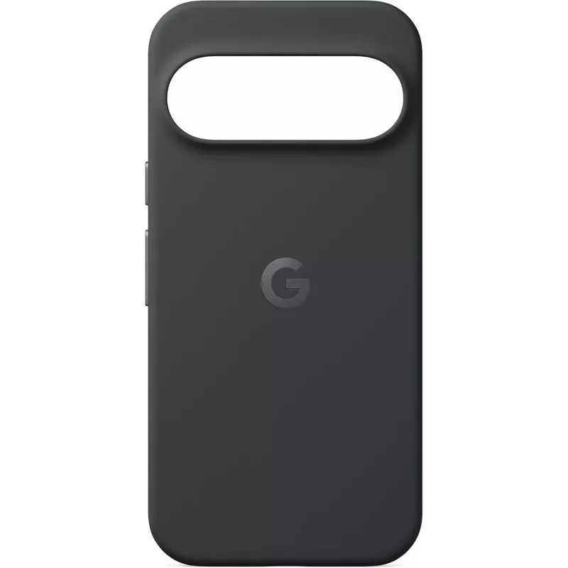Handyhülle Google Pixelsnap für Pixel 10 / Pixel 10 Pro, 6,3 Zoll (16 cm), Silikon/Mikrofaser/PC, schwarz