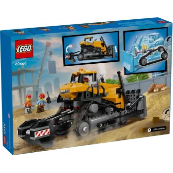 Spielzeug-Bau-Bulldozer LEGO 60466, City-Serie, 682 Teile, 3 Minifiguren, empfohlenes Alter 8+, Größe 120×240×130 mm