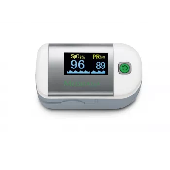 Medisana PM 100 Connect Pulsoximeter, grau/weiß