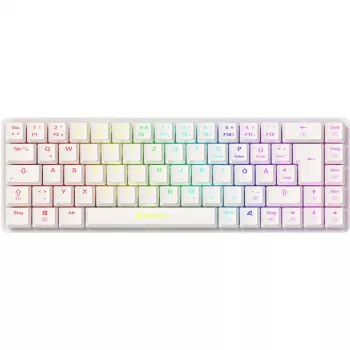 Sharkoon PureWriter W65 Tastatur Gaming RF Wireless QWERTZ Deutsch Schwarz