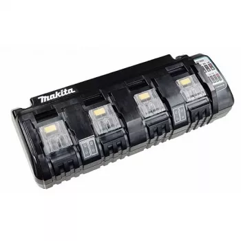 Makita DC18SF - Akkuladegerät - 4-fach-Ladung - 3 A - 4 Ausgänge (Akkukontakt)