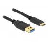 USB-Kabel DeLOCK SuperSpeed USB 3.2 Gen 2 Typ-A auf Typ-C 3 m