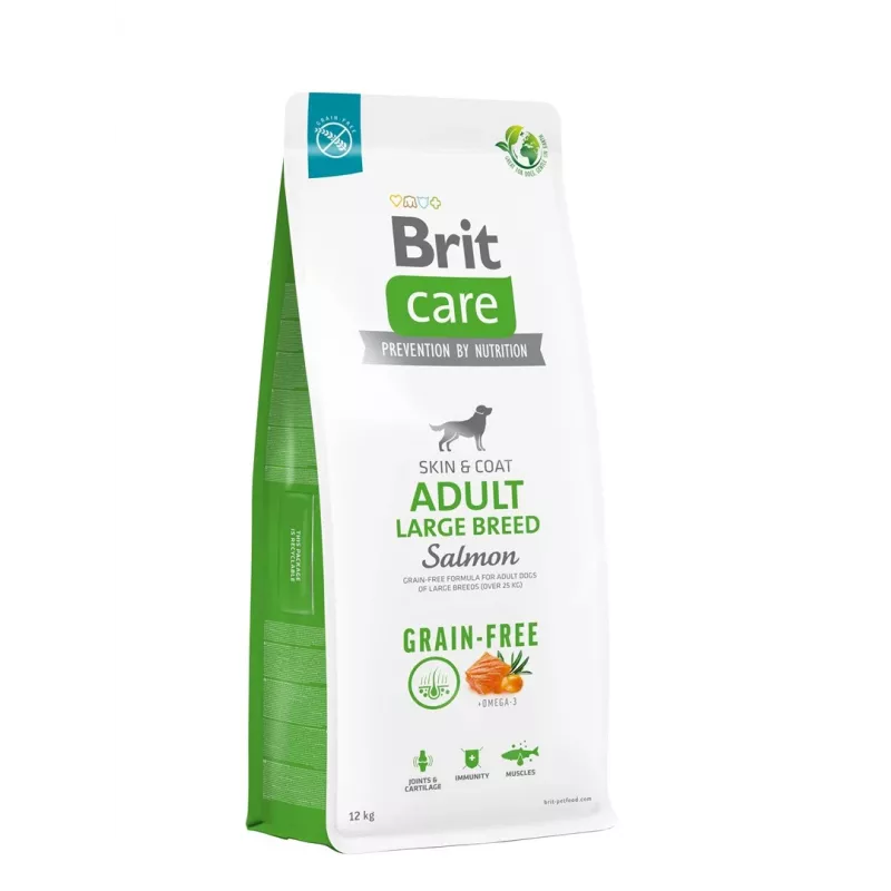 BRIT Care Adult Large Breed Salmon - Trockenfutter für Hunde - 12 kg