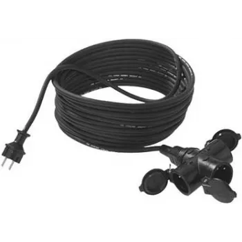Stromkabel Bachmann 343.174 Schwarz 5 m
