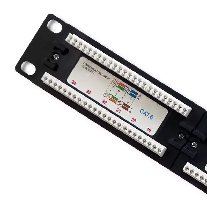Patchpanel RACK 24 Ports, Cat.6 UTP