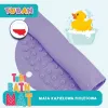 Rutschfeste Badematte Violett