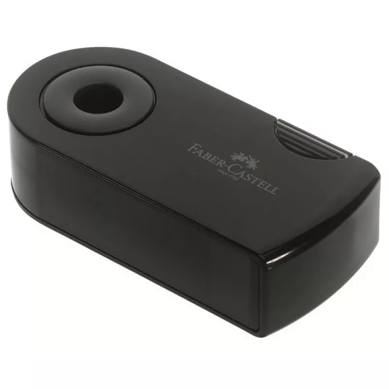 Manueller Bleistiftspitzer Faber-Castell SLEEVE Schwarz