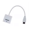 Savio CL-27B Videokabeladapter 0,1 m HDMI Typ A (Standard) VGA (D-Sub) Weiß