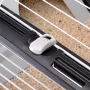 Käfig FERPLAST Casita 100 für Kaninchen und Meerschweinchen, Metall/Kunststoff, 960×570×560 mm, Taupe/Weiß