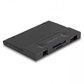 Kartenleser DeLOCK 91014 USB 3.2 Gen 1 Typ-A/Typ-C Schwarz MicroSD SD