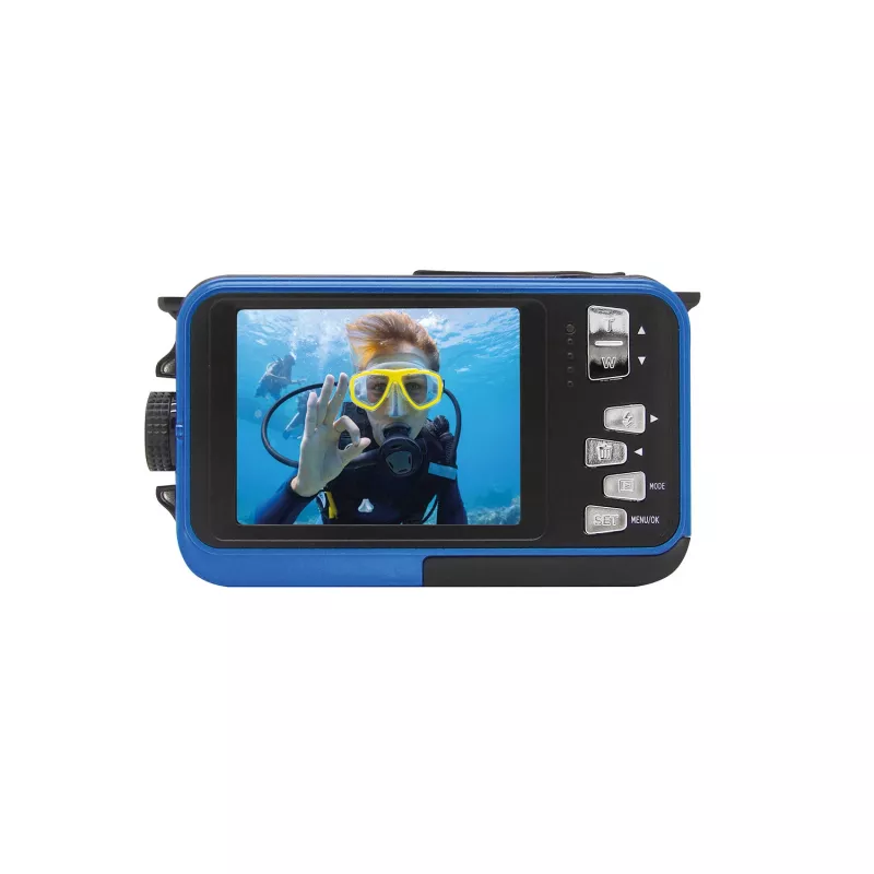Kompaktkamera Easypix W3027 Wave 5 MP 1280 x 720 Pixel Blau