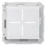 Smart-Glas-Taster HomeMatic Homematic IP Glas-Taster, 230 V, 868 MHz, weiß, 54,5×54,5×29 mm
