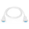 Assmann Zero-Modem-Verbindungskabel. D-Sub9 F/F. 1,8 m. Schnappgehäuse. beige (AK-610100-018-E)