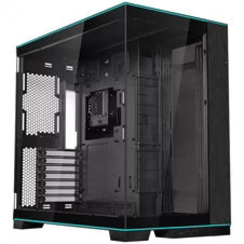 Lian Li O11 Dynamic EVO RGB PC-Gehäuse-Bundle, Midi-Tower, ARGB, gehärtetes Glas + 3x UNI FAN SL-INF – Schwarz