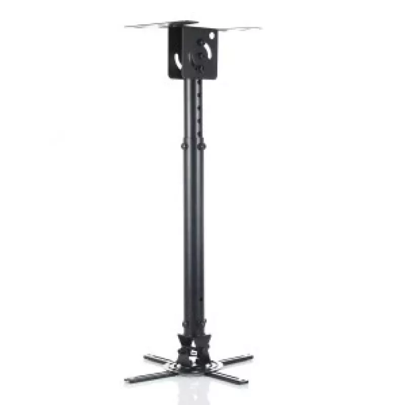 Deckenhalterung 45-76 cm für Projektor P-107B 15 kg schwarz