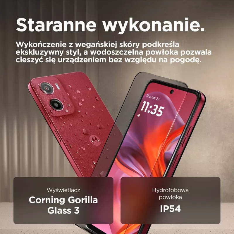 Motorola moto g05 16,9 cm (6,67 Zoll) Dual SIM Android 15 4G USB Type-C 4 GB 256 GB 5200 mAh Rot