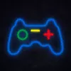 Kabelgebundenes USB-Gamepad MANTA SNL55MT mit Neonlichtern