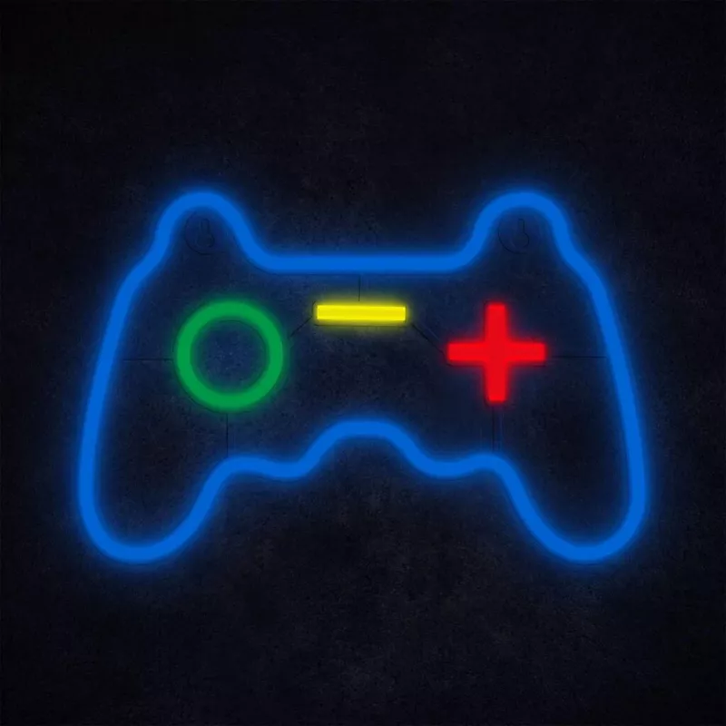 Kabelgebundenes USB-Gamepad MANTA SNL55MT mit Neonlichtern