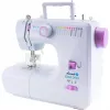 Mechanische Nähmaschine Lucznik Lena 2019 — einfaches mechanisches Modell, 16 Programme, 24 W, Freiarm, 4-Schritt-Knopfloch