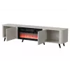 TV-Schrank Cama Meble Volare 200 x 39 x 49 cm cashmere mit elektrischem Kamin