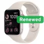 Grade B | Apple Watch SE2 LTE 40mm | 1,57 Zoll Retina OLED LTPO | LTE | Starlight | watchOS | Apple Renew