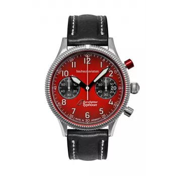 Armbanduhr Bauhaus Aviation Eurofighter 25765, 41 mm Gehäuse, analoge Anzeige
