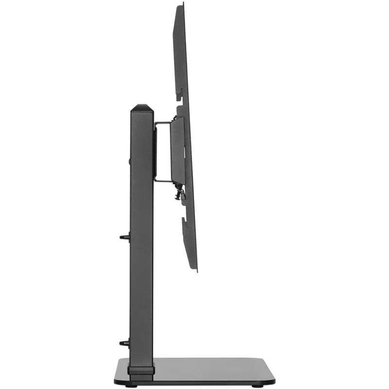 Goobay Tisch-TV-Ständer Basic Fix | Schwenkbar | 32-70 Zoll | Maximale Belastung 40 kg | Schwarz