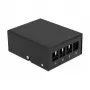Patch Panel DeLOCK Keystone 4 Port Schwarz