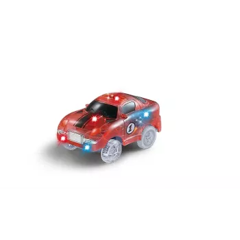 Spielzeugfahrzeug- und Schienen-Set Amewi 100614 mit AA-Batteriebetrieb (2 × AA), mehrfarbig rot