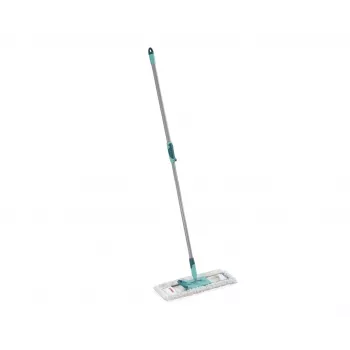 Mop Leifheit Profi Cotton Plus Fiber 420 mm — Mikrofaser-Wischkopf für Laminat und Fliesen, türkis/weiß