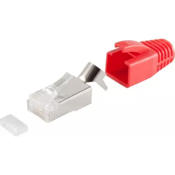 Drahtverbinder RJ-45 ShiverPeaks 72067-10R Rot Weiß