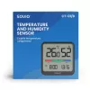 Innenraum-Temperatur- und Feuchtigkeitssensor SAVIO CT-01/B freistehend, LCD, -10–55 °C, 10–99 % rF, CR2032