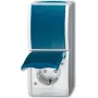 BUSCH JAEGER 2601/6/20 EBW-53 - Typ F - 2P+E - Blau - Weiß - IP44 - 250 V - 16 A