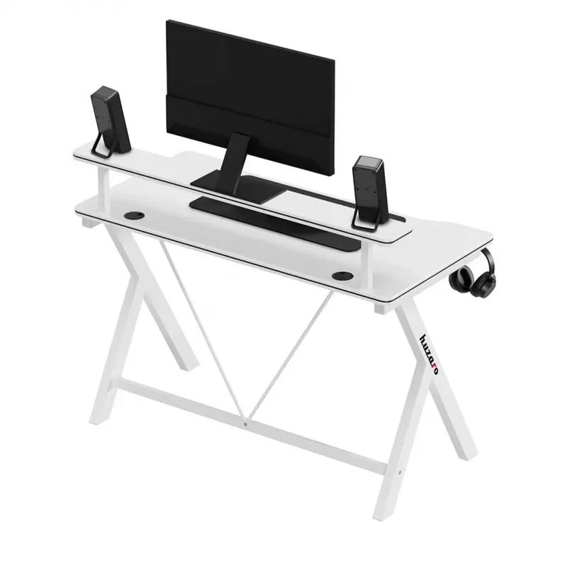 Huzaro Hero 1.9 Weißer Gaming-Schreibtisch