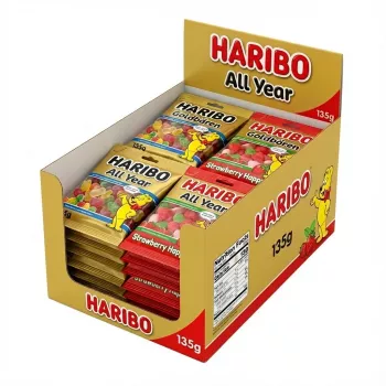 Display-Ständer Haribo A1864 für 20 Packungen x 135 g (5x4) – Verkaufsständer für die Ladentheke