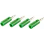 shiverpeaks BS56200-4G Bananenstecker Grün (BS56200-4G)