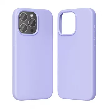 Handyhülle Vention Silicone Case KUFV0-40 für iPhone 15 Pro Max, Lila, Silikon Soft-Touch schlank Fit