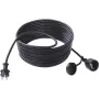 Stromverlängerungskabel Bachmann 343.171 – 10 m Kabel, 1 AC-Steckdose, schwarz