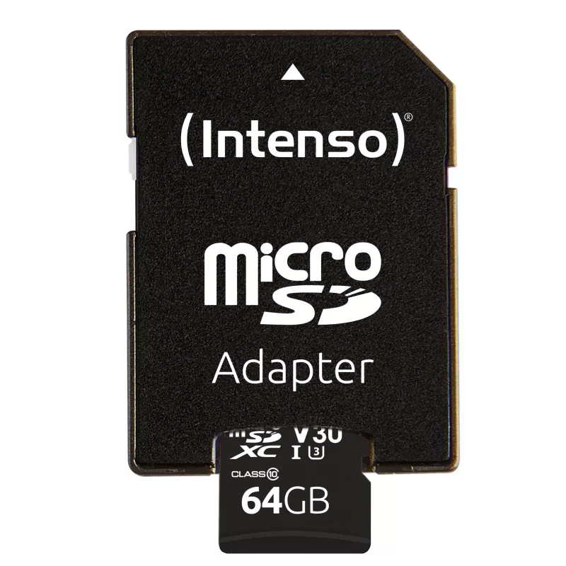 Speicherkarte Intenso 64 GB MicroSDXC UHS-I Class 10 3433490