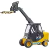 Gabelstapler BRUDER JCB Teletruk Spielzeug — ABS, empfohlenes Alter 3+, schwarz und gelb