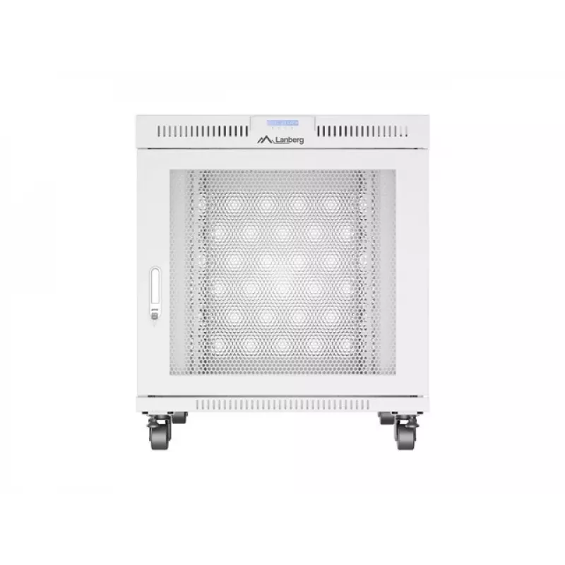 Rackschrank LANBERG FF01-8015-23SL 19 Zoll 15 HE, grau, perforierte Fronttür