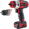 Einhell TE-CD 1. Produktdesign: Handbohrmaschine, Spannzange Typ: Ohne Schlüssel. Anzahl der Gänge: 2, 20, Leerlaufdrehzahl (max.): 1400 U/min, Bohrdr