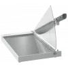 Leitz Präzisions-Büropapierschneider A4+, 15 Blatt, Manuelle Klemmung, Edelstahl, A4 Maxi, 80 g/m², Glas